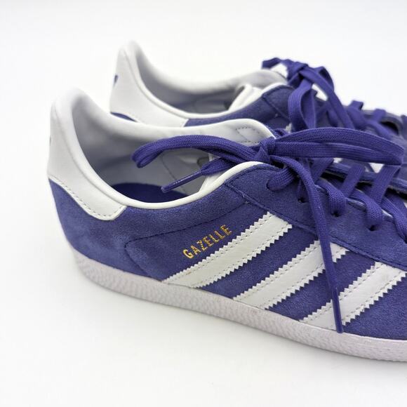 Adidas Gazelle Sneaker Shoes Youth Energy Ink Purple White Size US5 EU37 1/3 - Picture 12 of 13